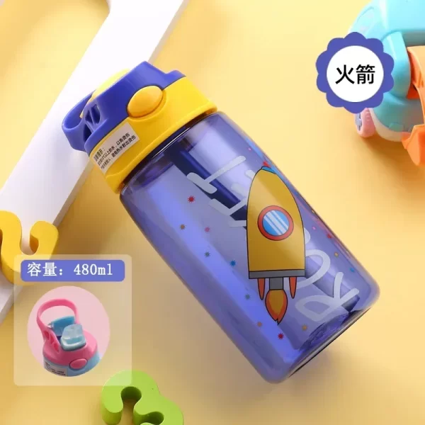 480ML Kids Water Sippy Cup - Image 13
