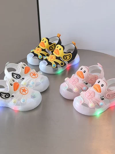 Little Duck Light-up LED First Walker Baby Shoes