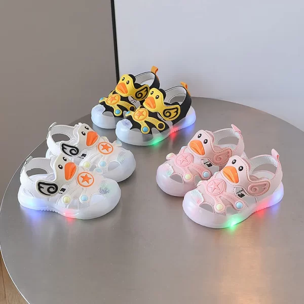 Little Duck Light-up LED First Walker Baby Shoes
