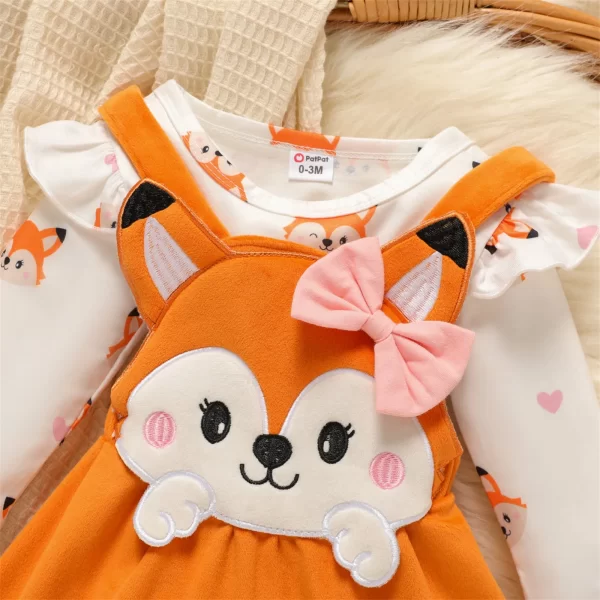 PatPat Newborn Baby Girl Romper Set - Image 5