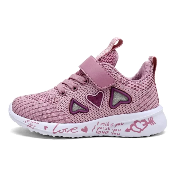 Girl's Cute Light Mesh Sneakers - Image 4