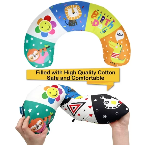 Baby Pillow Tummy Time High Contrast Sensory Toys - Image 5