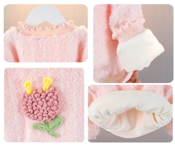 Winter Girls Padded Sweater - Image 3
