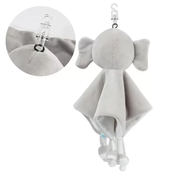 Elephant Rabbit Baby Lovey Plush - Image 4