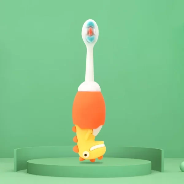 Kids Cartoon Toothbrush Soft Bristles and Anti Slide Handle - Image 6