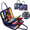Toddler Montessori Felt Learning Board Busy Book - Image 8