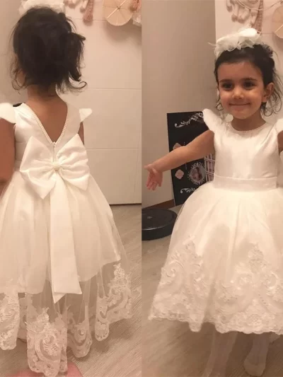 Toddler & Baby Girl's  Infant Bow Lace Party Dresses