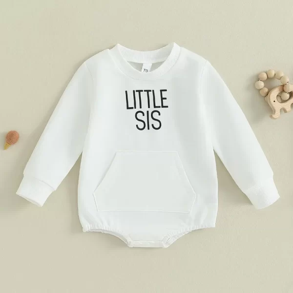 Cozy Newborn Sweatshirts Bodysuit - Image 3