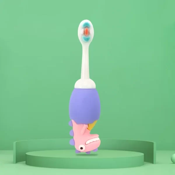 Kids Cartoon Toothbrush Soft Bristles and Anti Slide Handle - Image 7