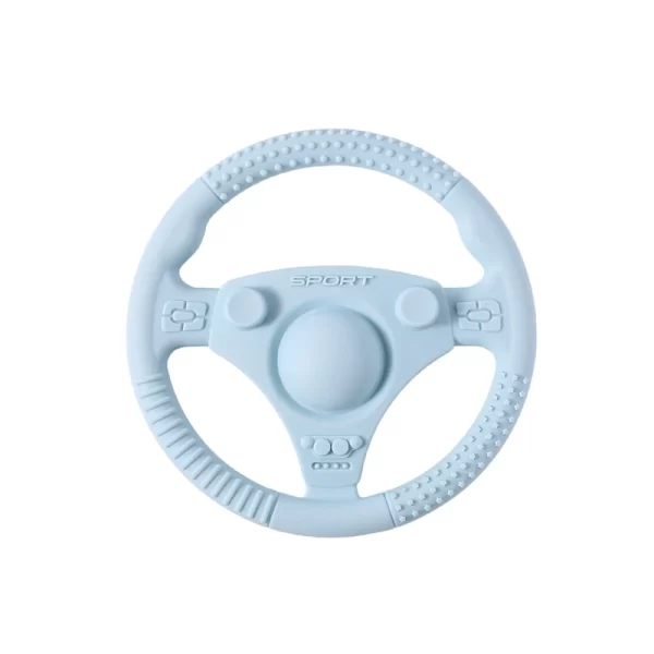 1pc Baby Car Steering Wheel Teether Infant Chewing Gum Silicone Teether Toys BPA Free Baby Accessory baby Teething Toys Gifts - Image 13