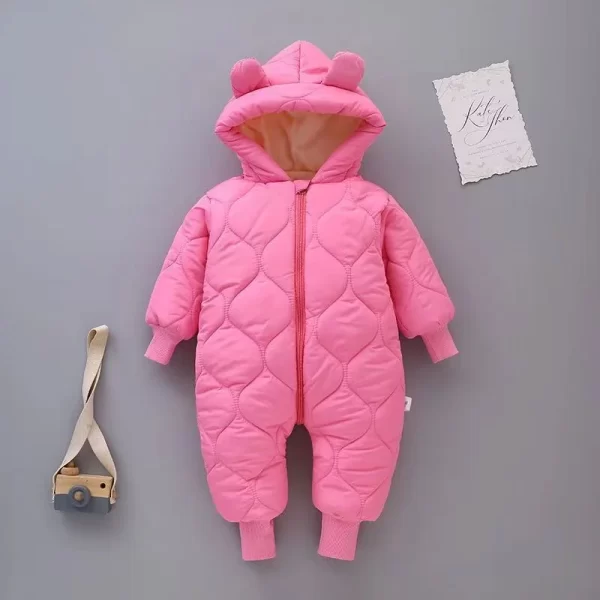 Infant Cozy One Piece Winter Onesie - Image 12