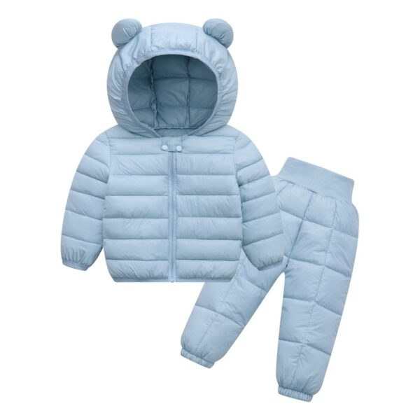 Cartoon Cat Hooded Vest Set - Image 30