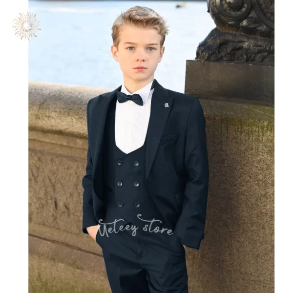 Boy's 3pcs Formal Suits Slim Fit - Image 5