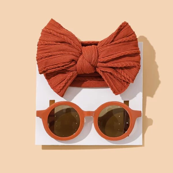 2Pcs/Set Sunglasses/Bow - Image 7