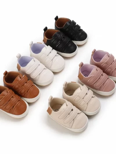 Retro Leather Shoes Multicolor
