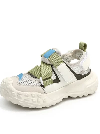 Children's Shoes Bowhead Hollowed-Out Sports Net