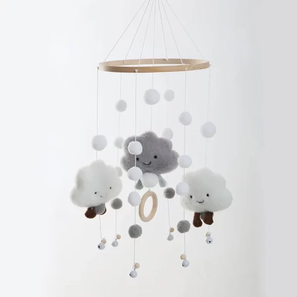 Cute Cloud Face Mobile Rattles Toys for Newborn 0-12 Months - Image 7