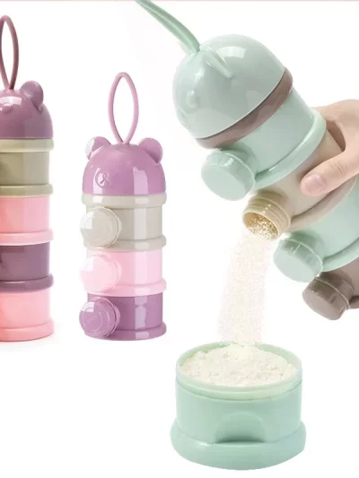 3Pcs/4Pcs Baby Formula Milk Storage Infant/Toddler