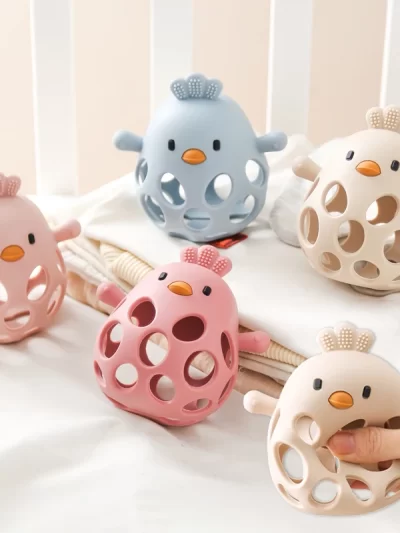 Baby Toys Silicone Hollow Teether BPA Free