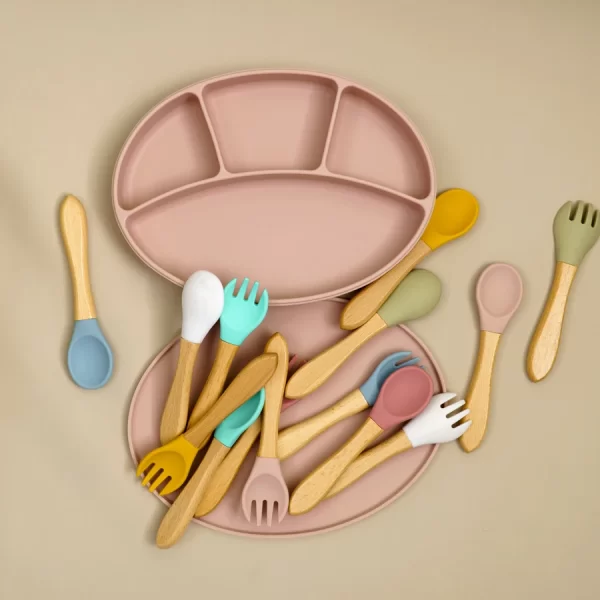 Silicone Suction Feeding Children's Tableware BPA - Image 3
