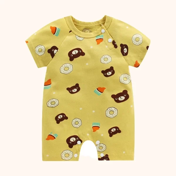Cute Baby Cotton Bodysuit Romper - Image 3