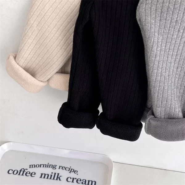 Girl's Warm Winter Leggings - Image 7