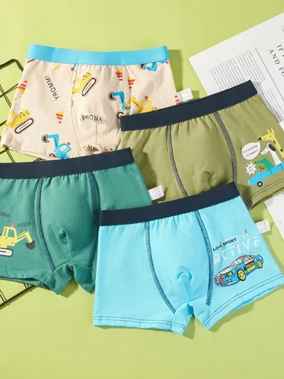 Boy's Cotton Boxer Briefs