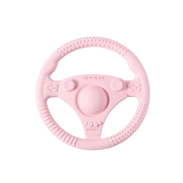 1pc Baby Car Steering Wheel Teether Infant Chewing Gum Silicone Teether Toys BPA Free Baby Accessory baby Teething Toys Gifts - Image 8
