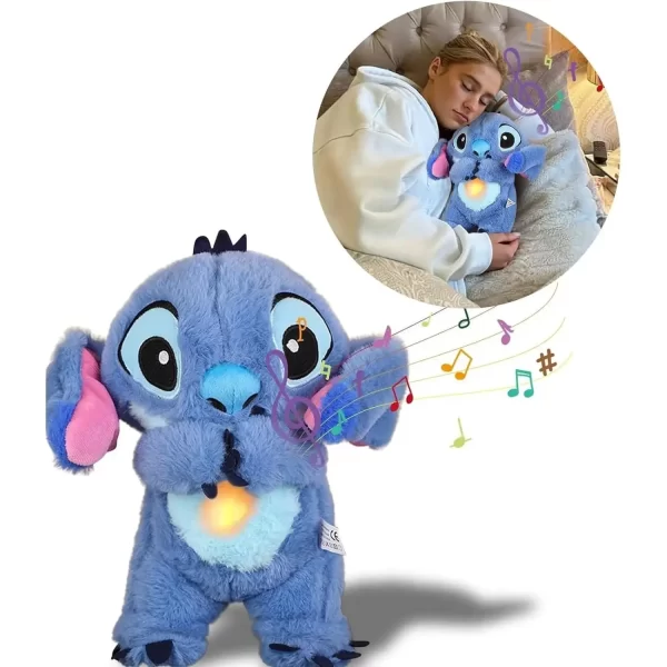 New 30cm Plush Breathing Stitch Doll Soothing - Image 2