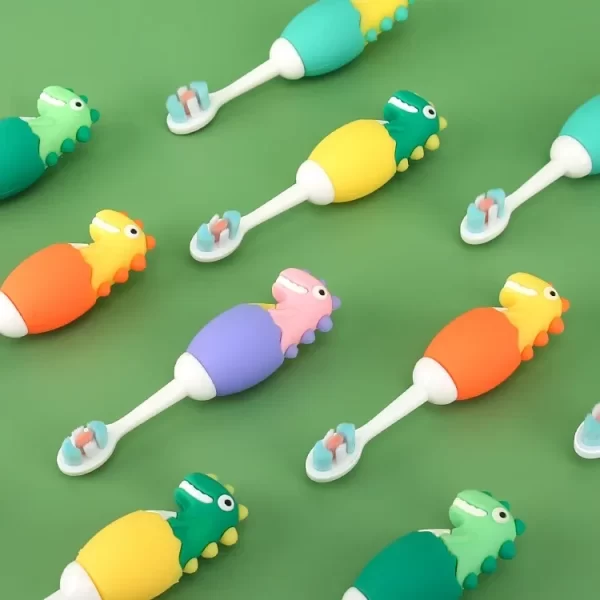 Kids Cartoon Toothbrush Soft Bristles and Anti Slide Handle