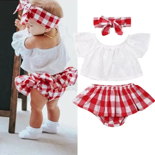 Newborn Baby Girl Cute Summer Set