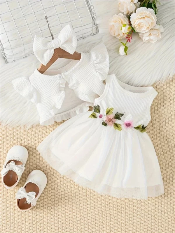 Newborn Baby Girls Fancy Dress - Image 8