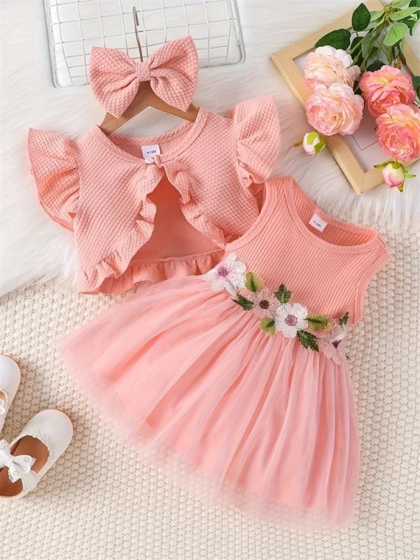 Newborn Baby Girls Fancy Dress - Image 7