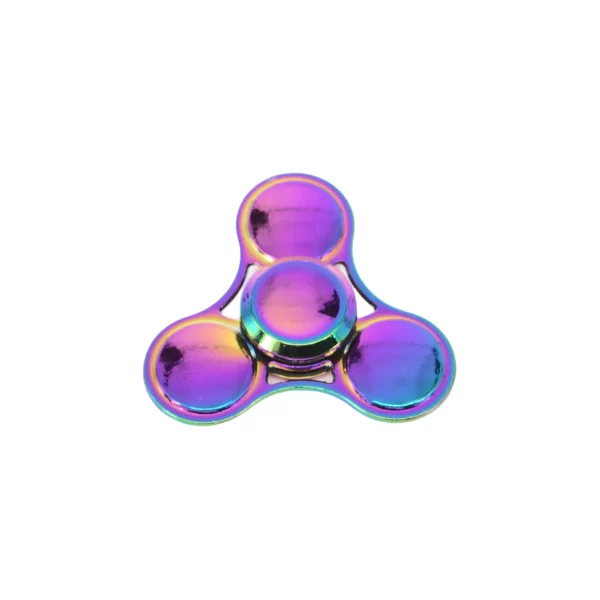Rainbow Fidget Spinner  Metal UFO Small Handheld  Finger Spinners - Image 6