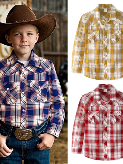 Boys Western Shirt