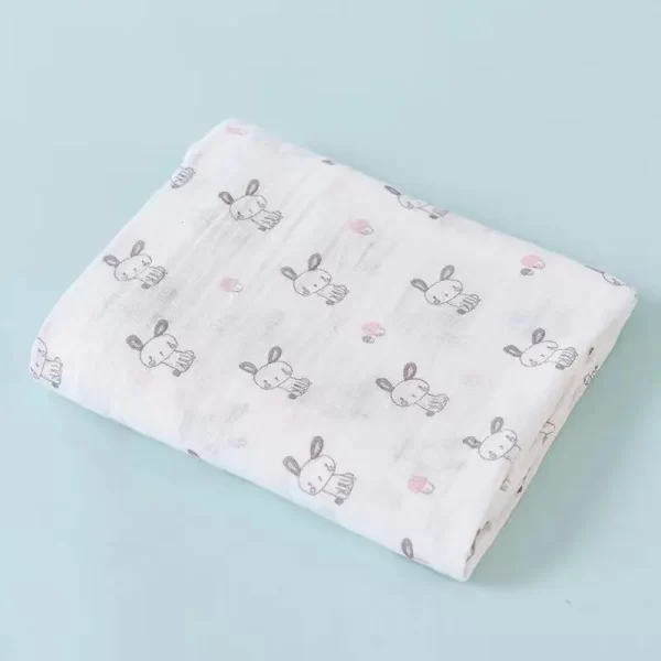 Baby Bath Towel  Blanket Wrap for Newborn Infant Toddler Boys Girls Gauze Cotton - Image 9