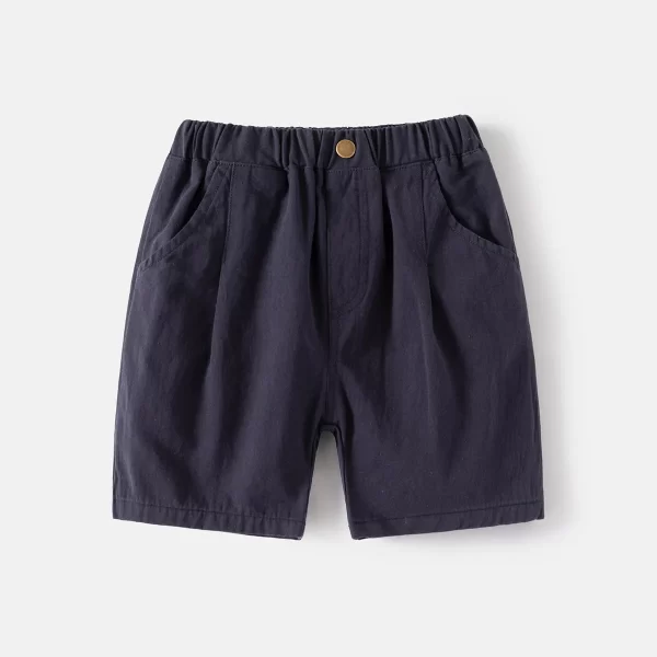 Baby Boys  Summer Pants Children's Pocket Pleated Casual Shorts - Image 2