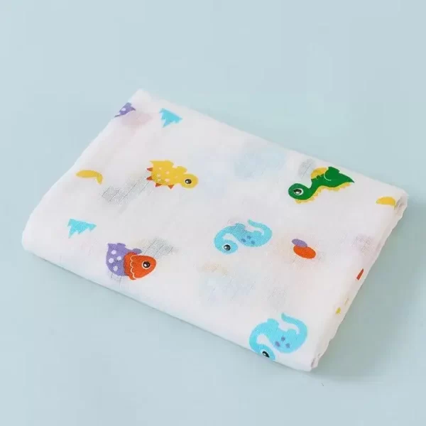 Baby Bath Towel  Blanket Wrap for Newborn Infant Toddler Boys Girls Gauze Cotton - Image 4