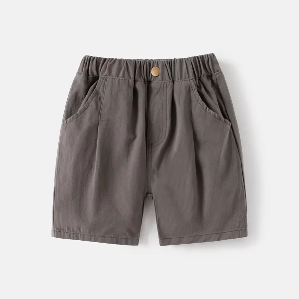 Baby Boys  Summer Pants Children's Pocket Pleated Casual Shorts - Image 3