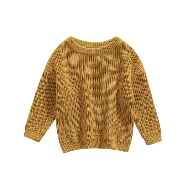 Autumn Sweaters,  Kids Knit Long Sleeve Sweater,  Solid Color - Image 12