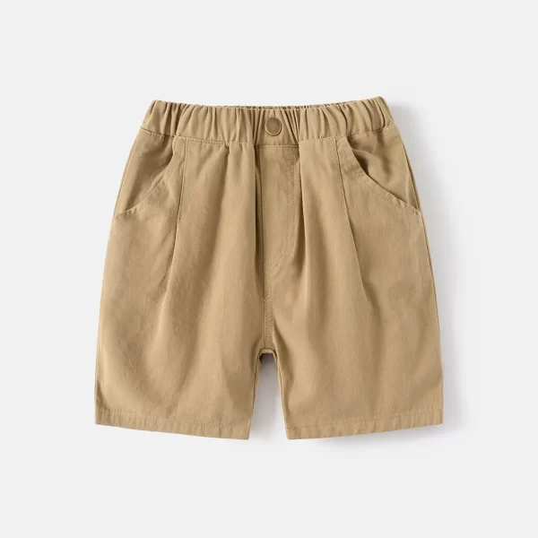 Baby Boys  Summer Pants Children's Pocket Pleated Casual Shorts - Image 4