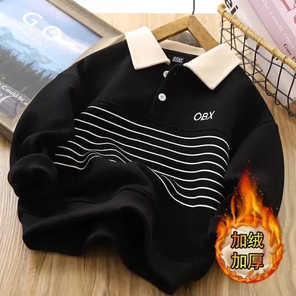 Boys Hoodies Sweatshirts Cotton Tops Outwear 2024 In Stock Spring Autumn Kids Sport Children's Clothing - Image 2