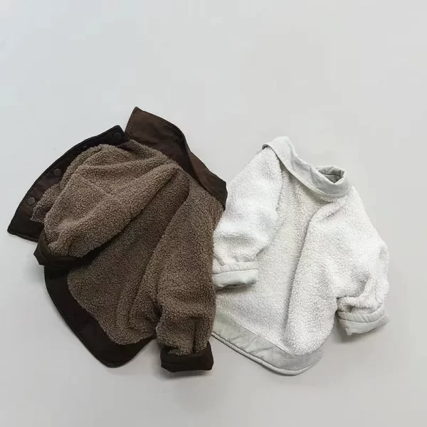 New  Boy  Jackets   Fleece  Kids  Coats   Fashion  Children  Outerwear  Winter  Autumn - Image 6