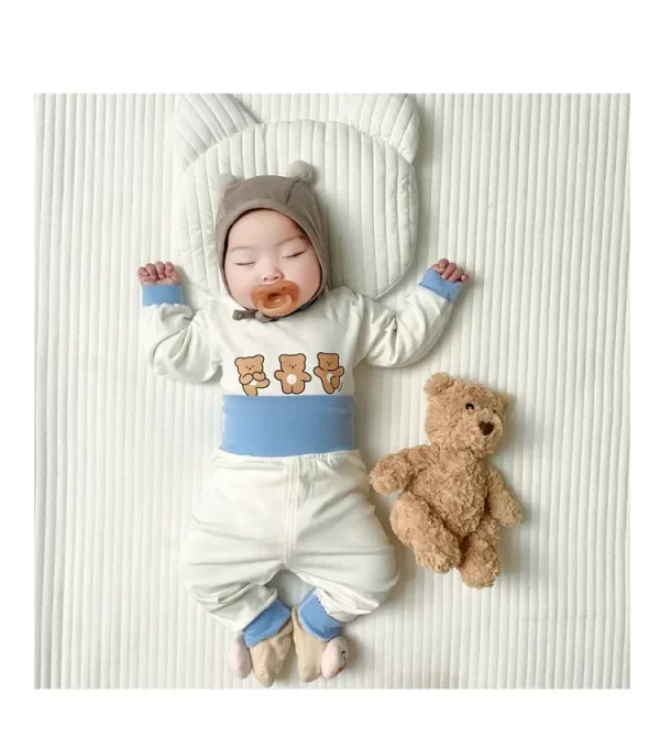 Baby Clothes 2pcs Sets Autumn  Winter Baby Pajama Set Bottom Underwear Two-piece Set Cotton Baby Boy Long Sleeves Outfit - Image 7