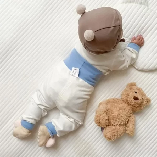 Baby Clothes 2pcs Sets Autumn  Winter Baby Pajama Set Bottom Underwear Two-piece Set Cotton Baby Boy Long Sleeves Outfit - Image 3