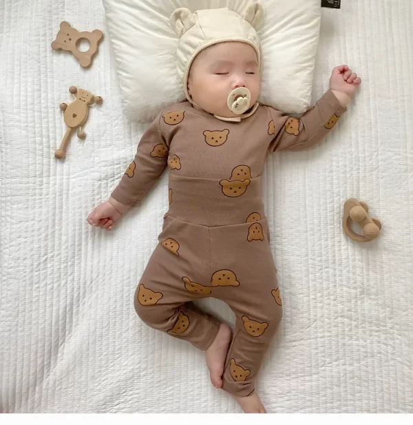Baby Clothes 2pcs Sets Autumn  Winter Baby Pajama Set Bottom Underwear Two-piece Set Cotton Baby Boy Long Sleeves Outfit - Image 10