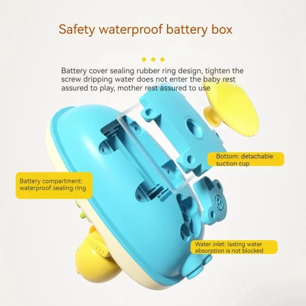 Cute Duck Bathtub Boat Toy - Image 3