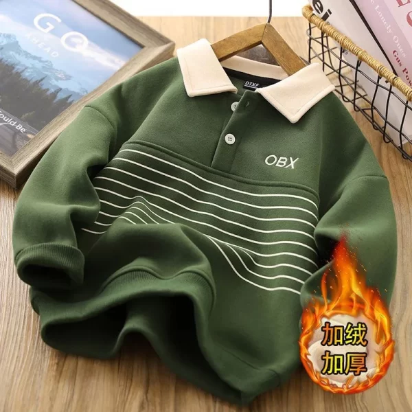 Boys Hoodies Sweatshirts Cotton Tops Outwear 2024 In Stock Spring Autumn Kids Sport Children's Clothing - Image 3