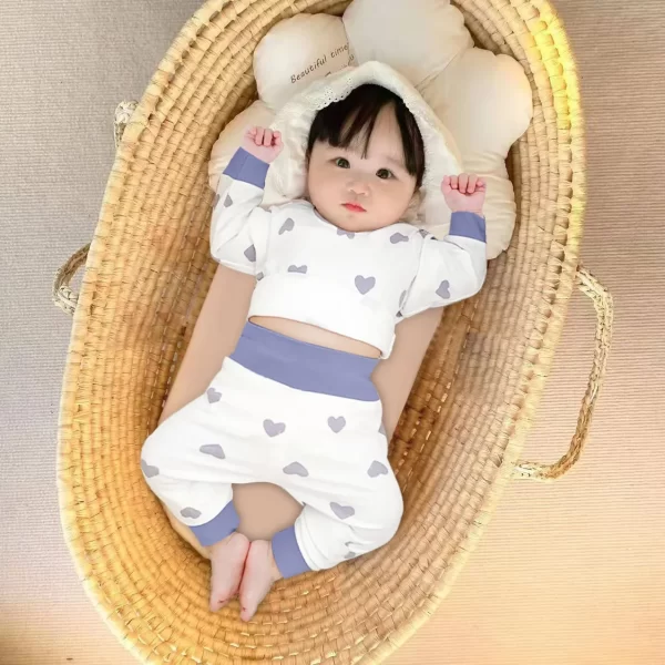 Baby Clothes 2pcs Sets Autumn  Winter Baby Pajama Set Bottom Underwear Two-piece Set Cotton Baby Boy Long Sleeves Outfit - Image 6