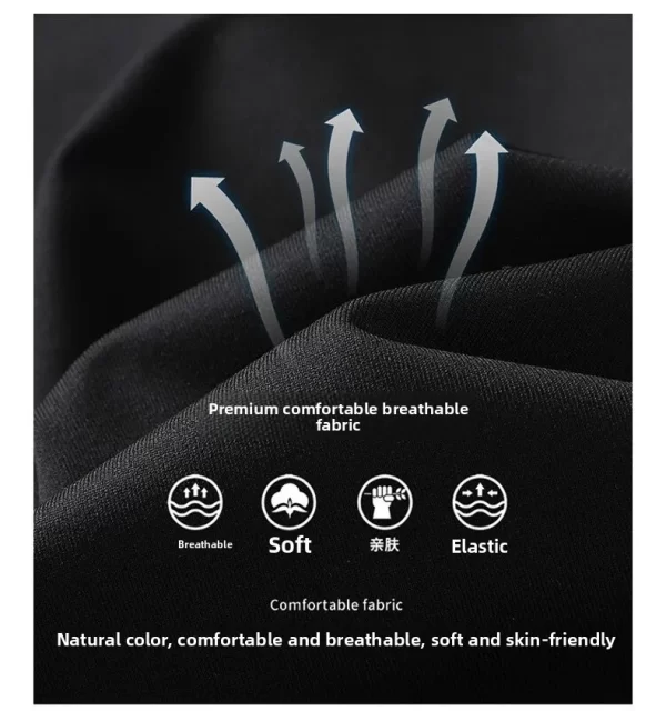 Casual Sportswear Set for Young Men Long Sleeve Jacket And Trousers Polyester Fiber Autumn Season - Image 9